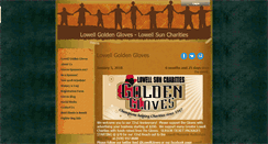Desktop Screenshot of lowellgoldengloves.com